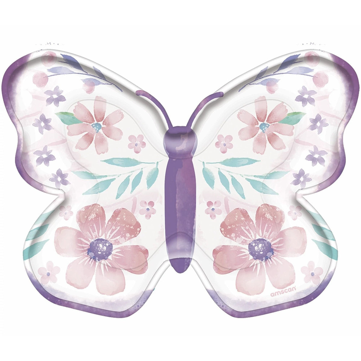 Flutter 7" Butterfly Shaped Plates