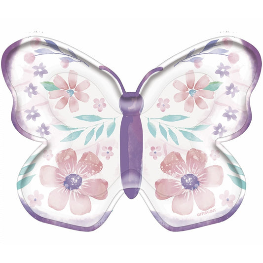 Flutter 7" Butterfly Shaped Plates