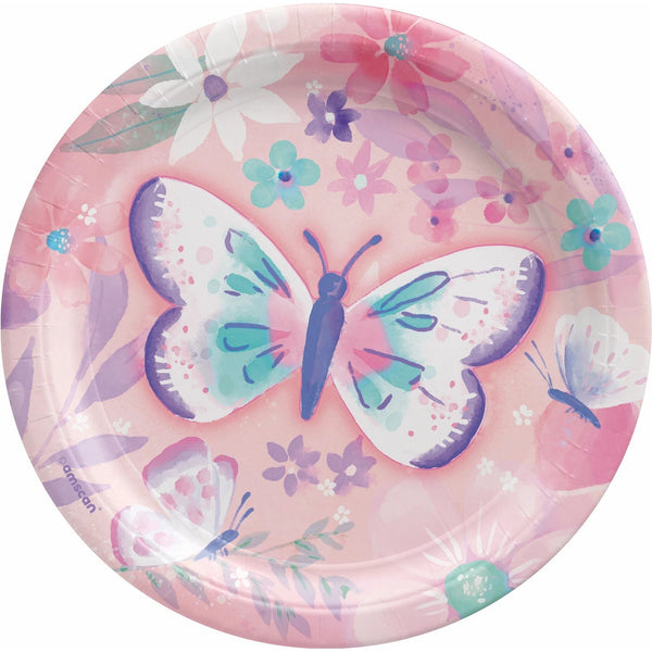 Flutter 7" Round Plates