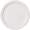 Frosty White Value Solid Round Plates, 9"
