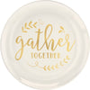 Gather Together Plastic Coupe Plates, 10 1/2"