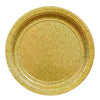 Round Prismatic Plates, 7" - Gold