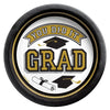 True To Your School Round Plates, 6 3/4" - Gold