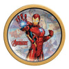 Iron Man 7" Round Plates