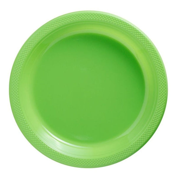 Kiwi Plastic Plates, 7"