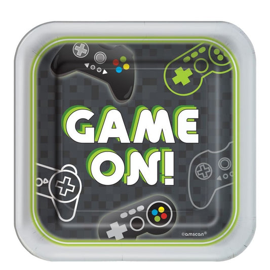 Level Up Square Plates, 7"