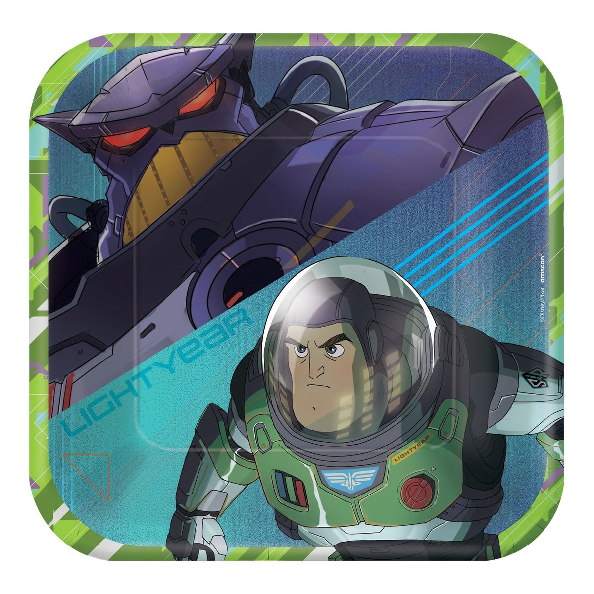 Lightyear Square Plates, 7"
