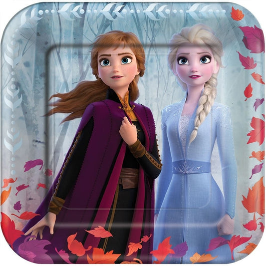 Disney Frozen 2 9" Metallic Square Plate