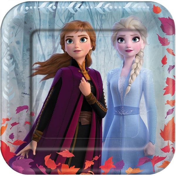 Disney Frozen 2 9" Metallic Square Plate