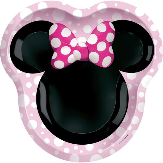 Minnie Mouse Forever 9" Shaped Plates