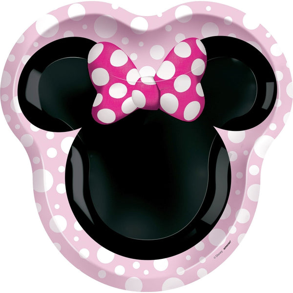 Minnie Mouse Forever 9" Shaped Plates