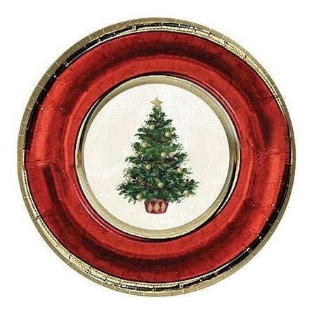 Classic Christmas Tree Plate
