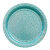 Round Prismatic Plates, 7"- Robin's Egg Blue