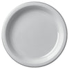 Silver Sparkle Plastic Plates, 9"