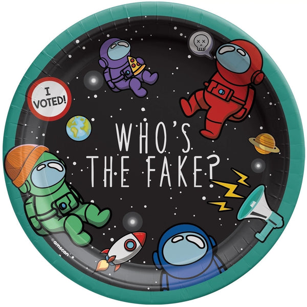 Spies In Space 9" Round Plates