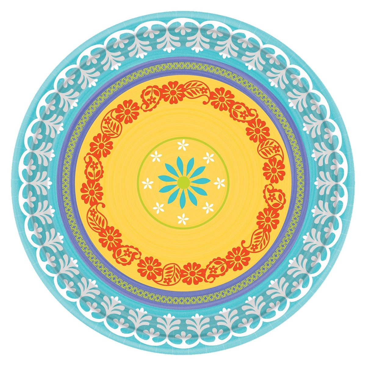 Summer Fiesta Round Plates, 6 3/4"
