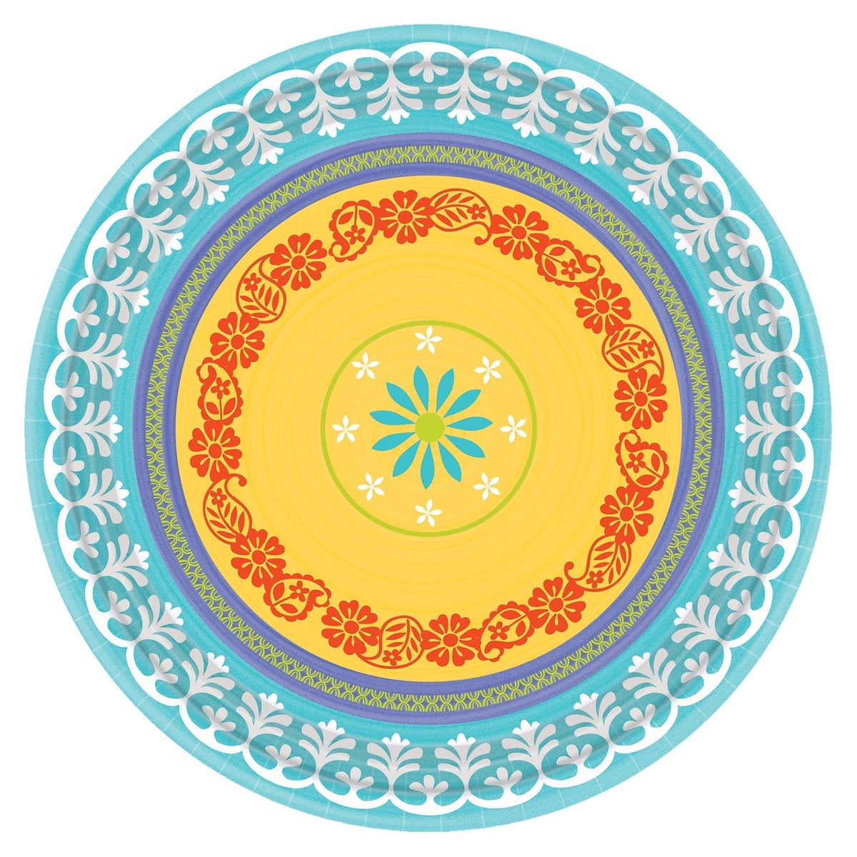 Summer Fiesta Round Plates, 8 3/4"