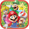 Super Mario Brothers Tm Square Plates, 7"