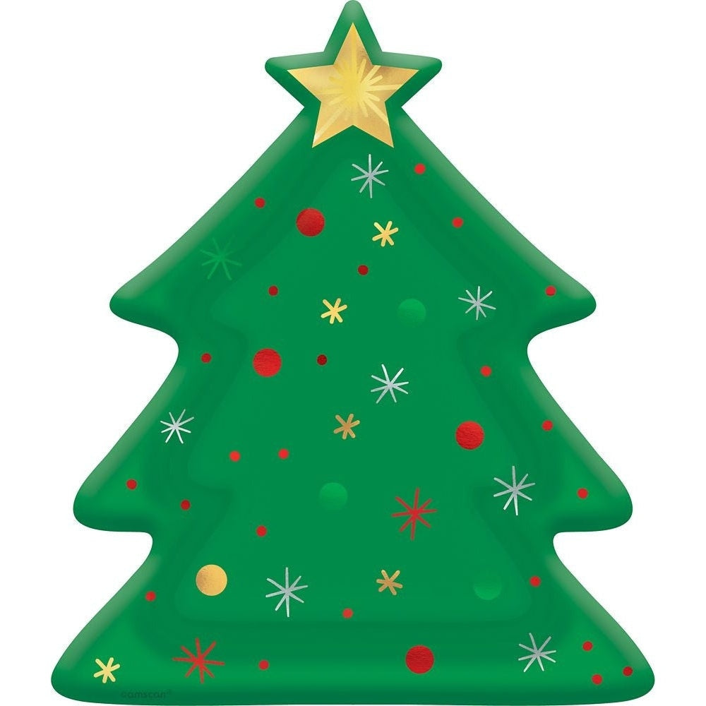 Tree Shaped Plate, 10 1/2"