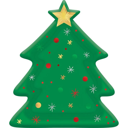 Tree Shaped Plate, 10 1/2"