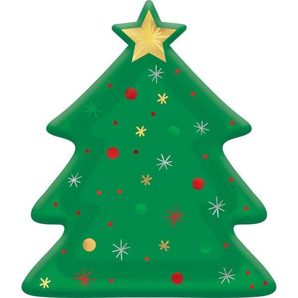 Tree Shaped Plate, 10 1/2"