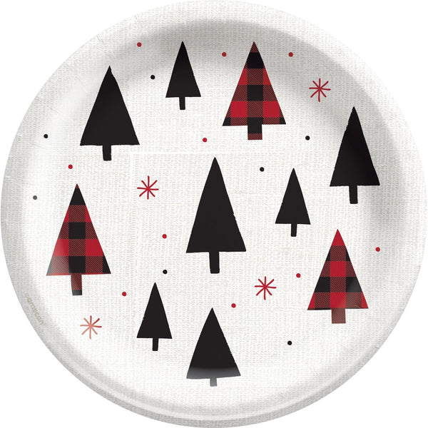Warm & Cozy Round Plates, 6 3/4"