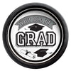 True To Your School Round Plates, 6 3/4" - White