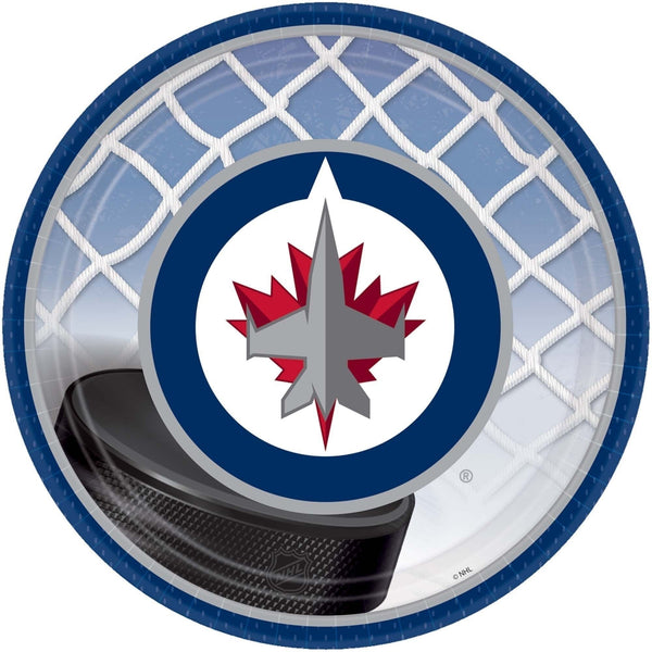 Winnipeg Jets Round Plates, 9"