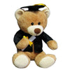 Plush - Grad Bear Black/Tan 7.5"
