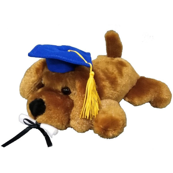 Plush Grad Dog Boy 9"