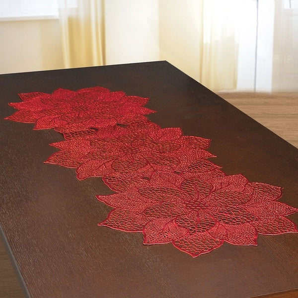 Poinsettia Table Runner