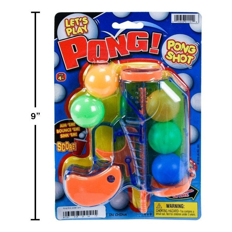 Pong Shot, Blister Card