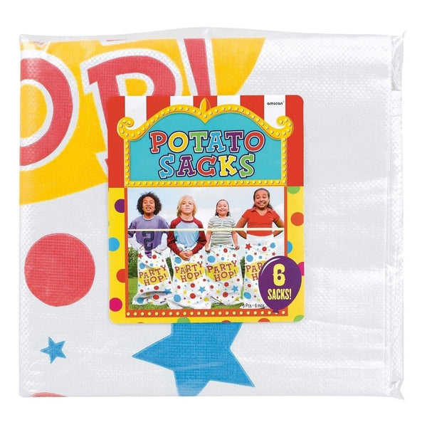 Potato Sack Race Bags 6 Count