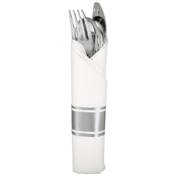 Premium Cutlery Rolled W/Napkin
