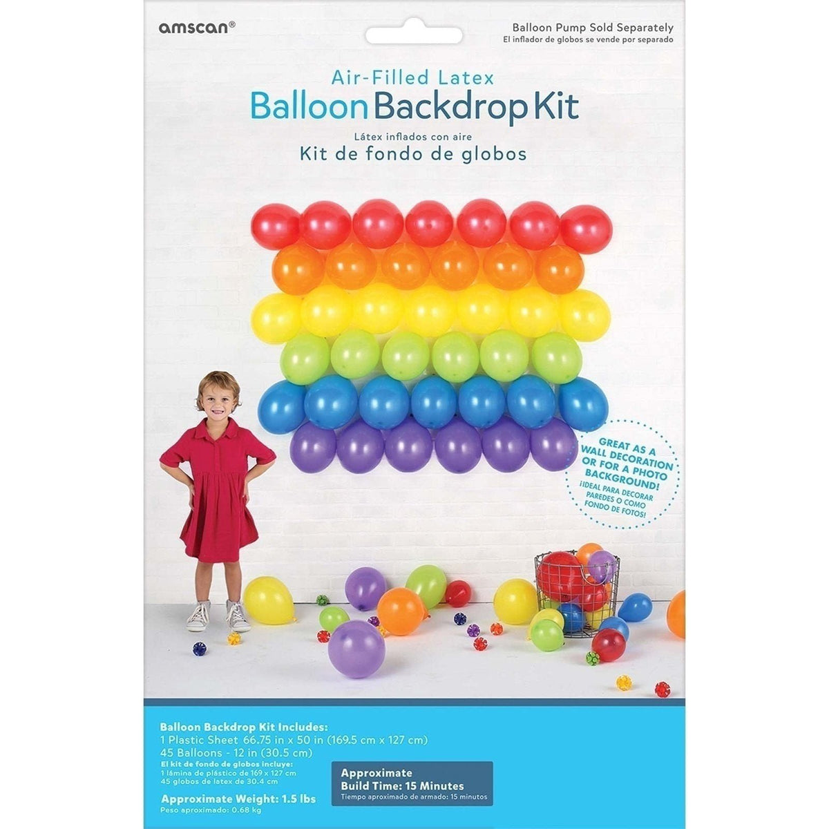 Primary Balloon Backdrop Kit