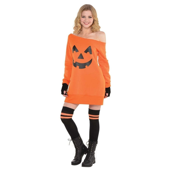 Pumpkin Off Shoulder Tunic - Adult Standard