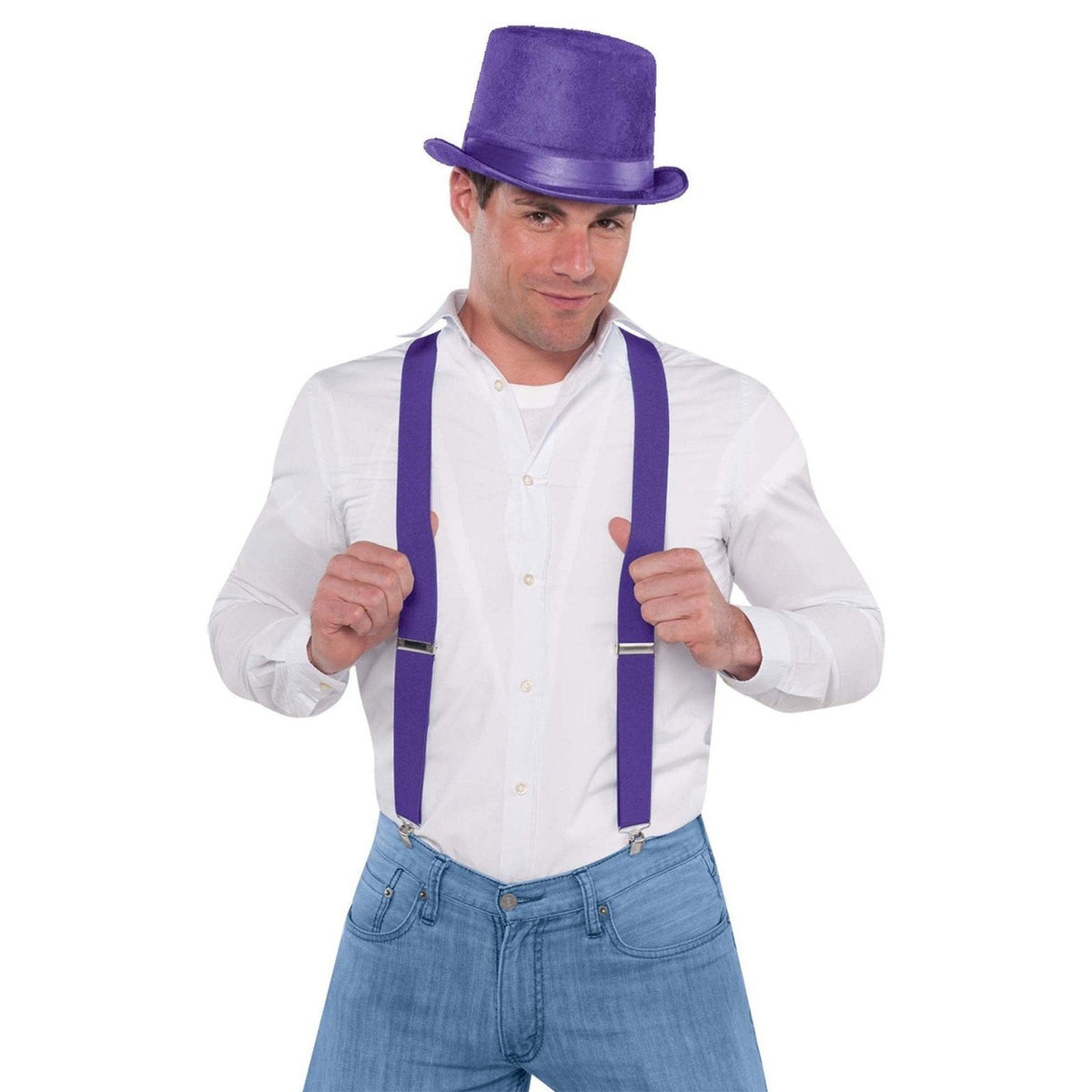Purple Suspenders