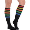 Rainbow Striped Knee Socks