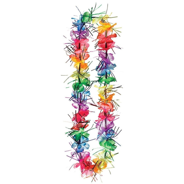 Rainbow Tinsel Lei