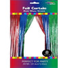 Red/Blue/Green Metallic Curtain 3' X 8'