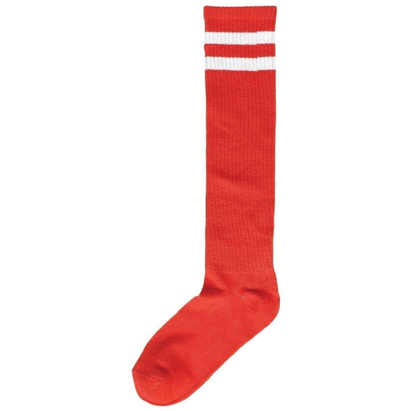 Red Stripe Knee Socks