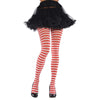 Red/White Striped Tights - Adult Standard