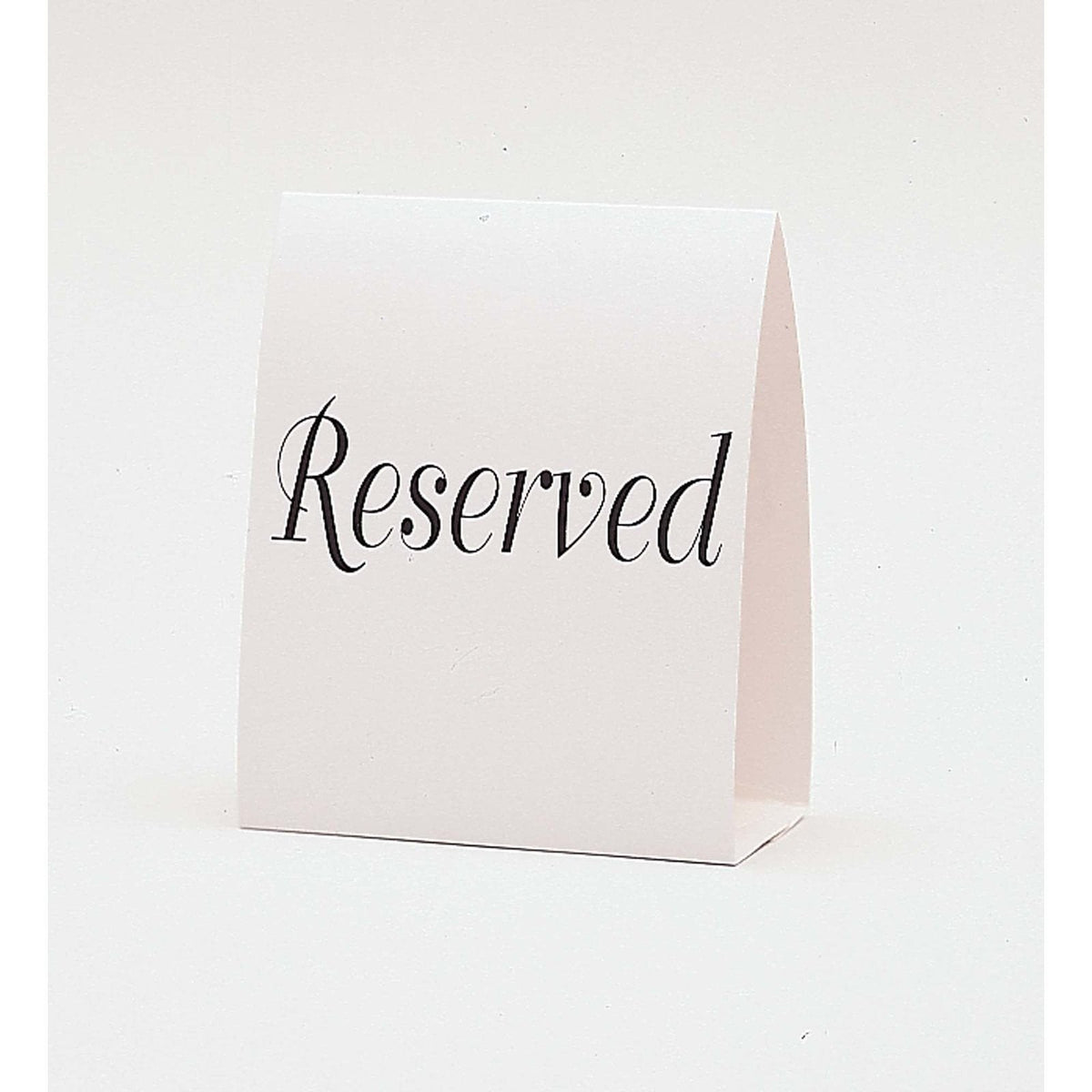 Reserved Table Cards