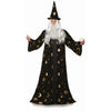 Celestial Wizard Robe Black Plus Size Adult Costume