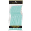 Robin's-Egg Blue Plastic Forks