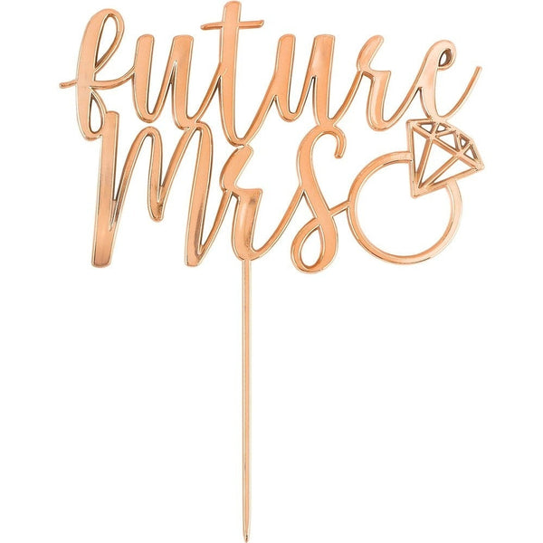 Rose Gold Cake Topper