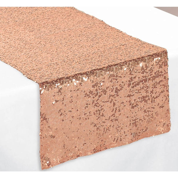 Rose Gold Sequin Table Runner