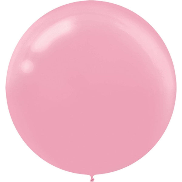 Round Latex Balloons - 24" New Pink 25 Count