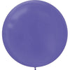 Round Latex Balloons - 24" New Purple, 25 Count