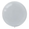 Round Latex Balloons - 24" Silver - Pearlized, 25 Count